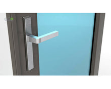 Load image into Gallery viewer, ECO Impact-Resistant Aluminum French Double Entry Door with Decorative Glass – Energy Efficient