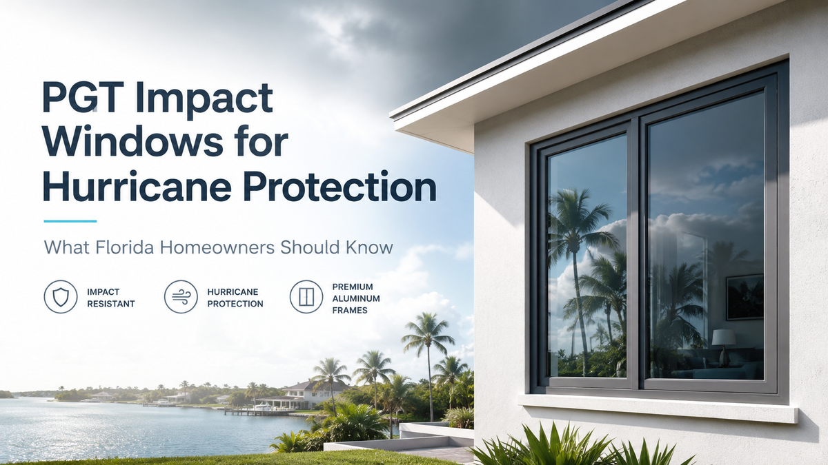 PGT Impact Windows for Hurricane Protection: What Orlando Homeowners S ...