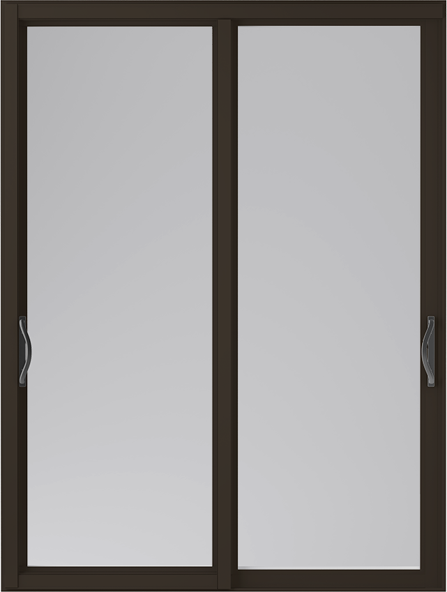 CGI Impact Aluminum 2-Panel Sliding Glass Door With Screen - ImpactWindowsCenter.com